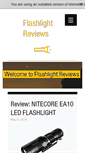 Mobile Screenshot of flashlightreviews.com